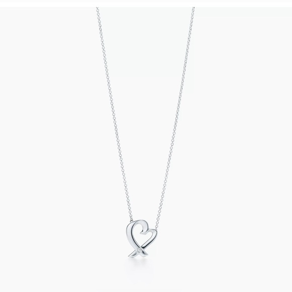 Tiffany & Co. Jewelry - Tiffany & Co. Silver Paloma Picasso Loving Heart Necklace